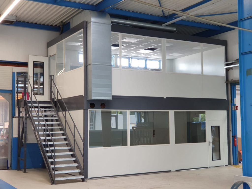 Les aménagements optionnels des cloisons de cabine ou de bureau d'atelier ÉLÉGOLIS disponibles chez MSI équipements industriels en Occitanie et en France