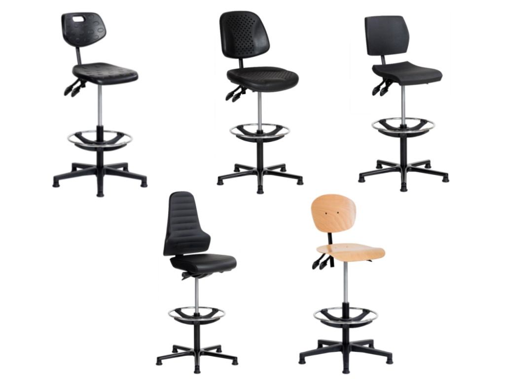Les sièges ergonomiques d'atelier et poste de travail disponibles chez MSI France équipements industriels et ERP