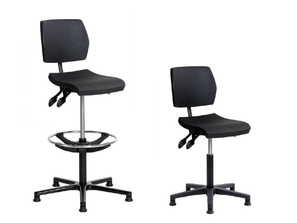 les sièges ergonomiques d'atelier modèles Ergoslim disponibles chez MSI France équipements industriels et ERP