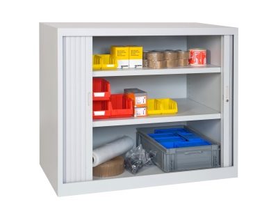 Armoire industrielle pour rangement d'atelier et d'usine à porte rideau - MSI équipements